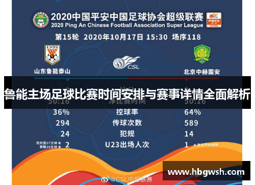 鲁能主场足球比赛时间安排与赛事详情全面解析