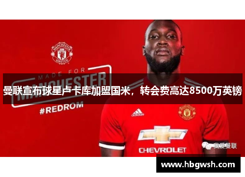 曼联宣布球星卢卡库加盟国米，转会费高达8500万英镑